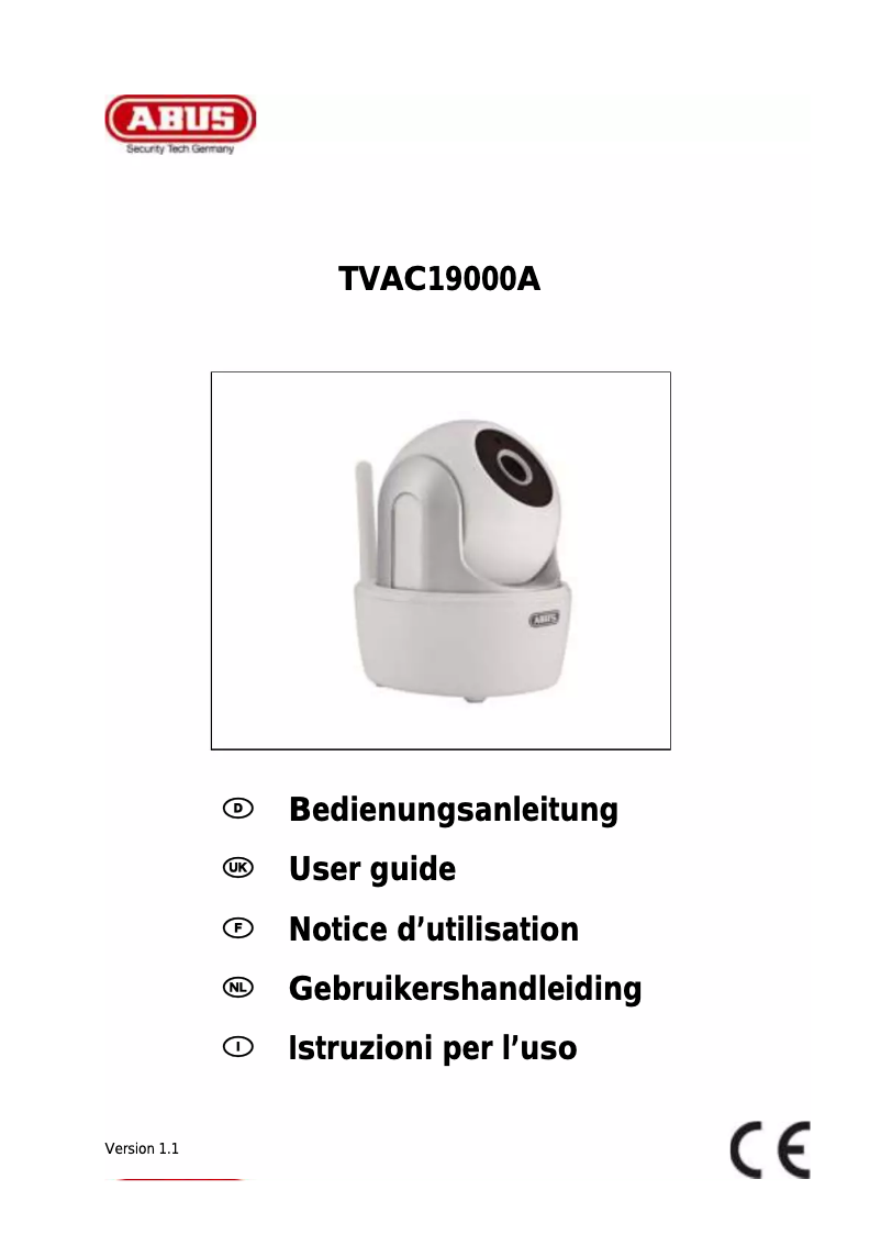 Page n°1 - Manuel utilisateur Abus TVAC19000A