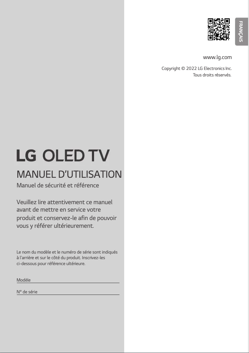 Imagen de la primera página del manual del dispositivo 65ART90E6QA