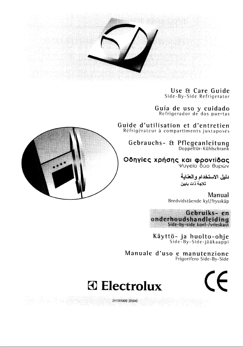 Page n°1 - Manuel utilisateur AEG-Electrolux Santo 75628 KG