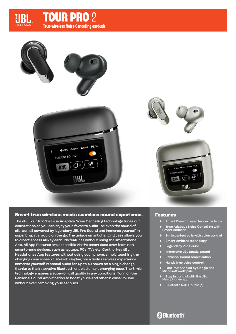 Image de la première page du manuel de l'appareil Tour Pro 2