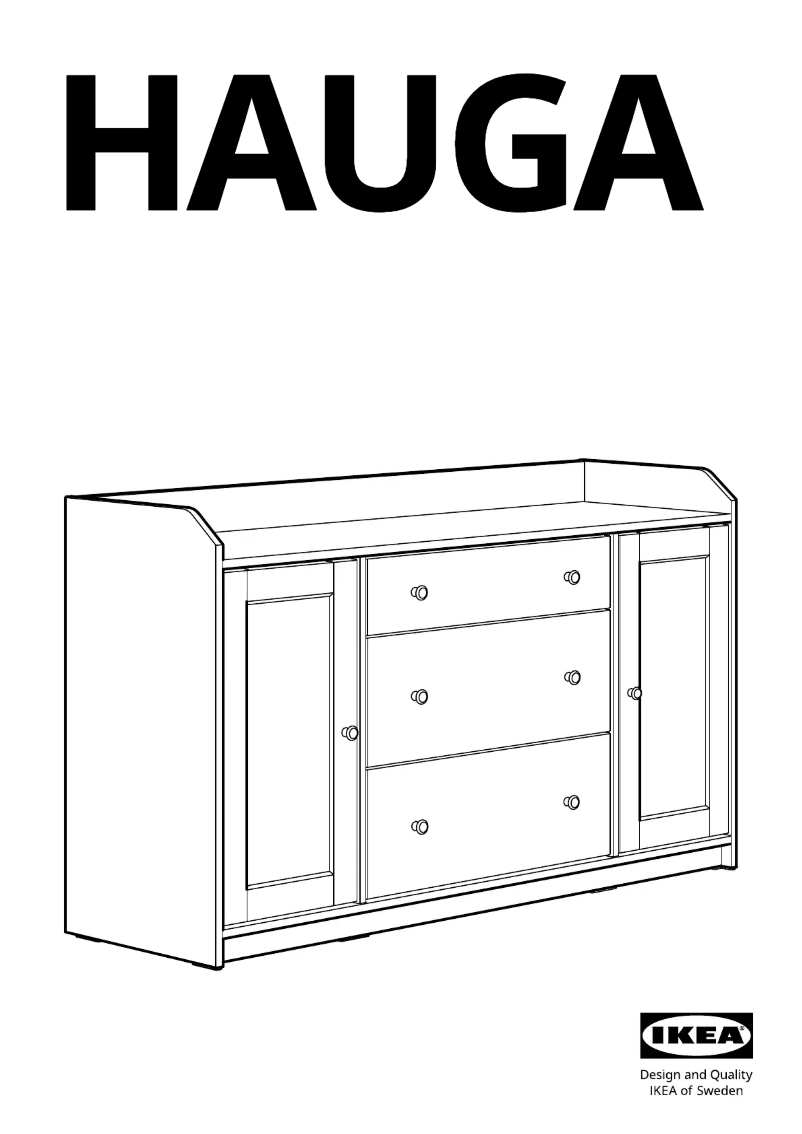 Page 1 de la notice Manuel utilisateur Ikea HAUGA 904.569.10