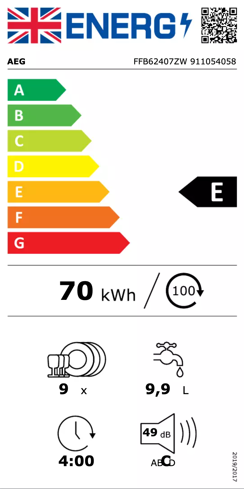 Image de la première page du manuel de l'appareil FFB62407ZW