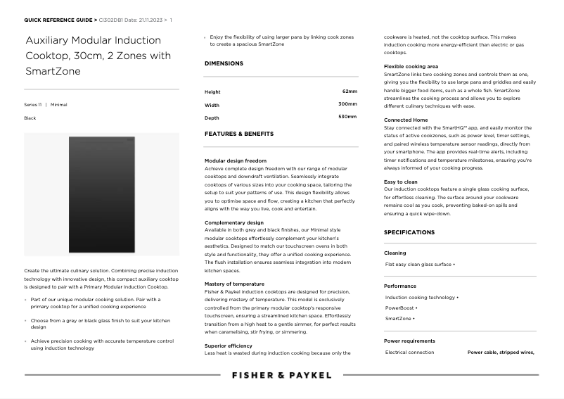 Image de la première page du manuel de l'appareil CI302DB1