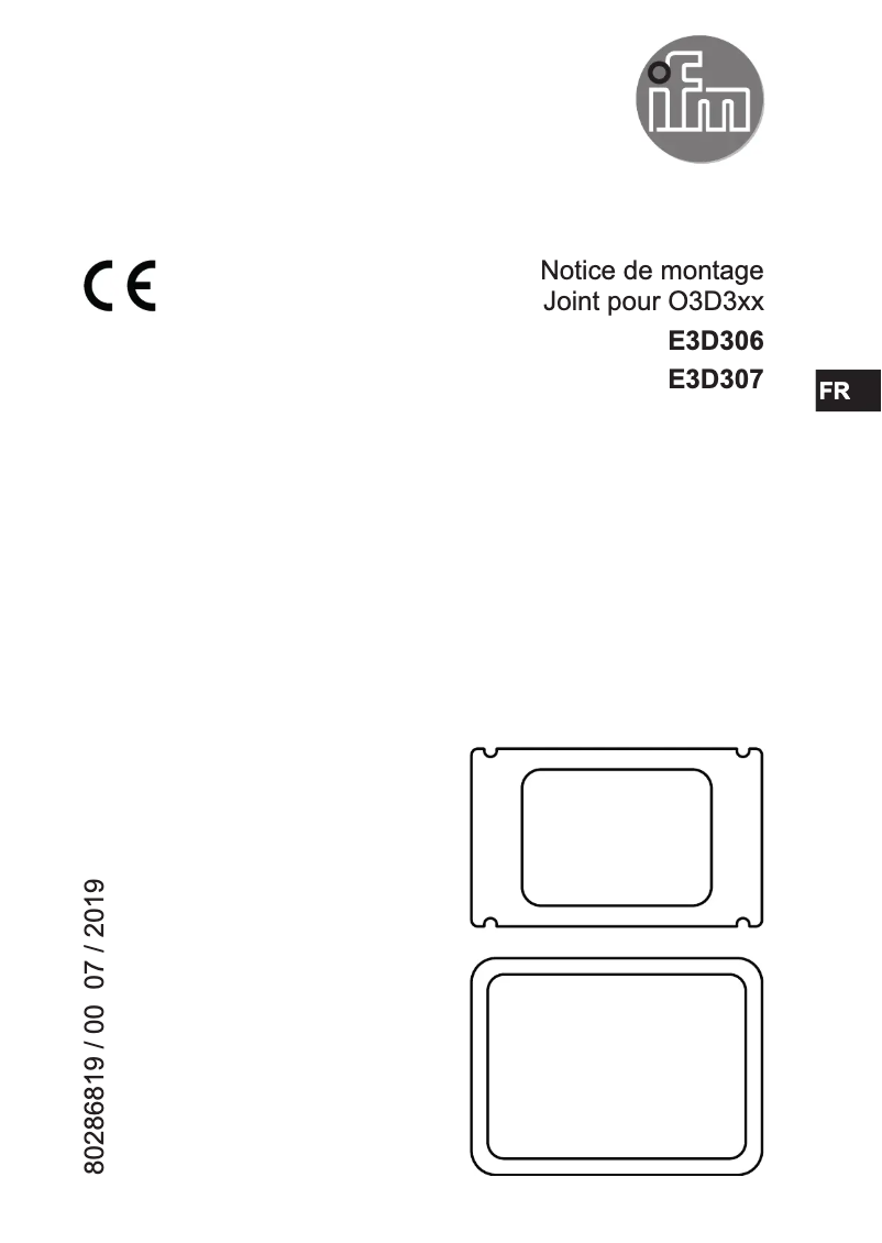 Image de la première page du manuel de l'appareil E3D307