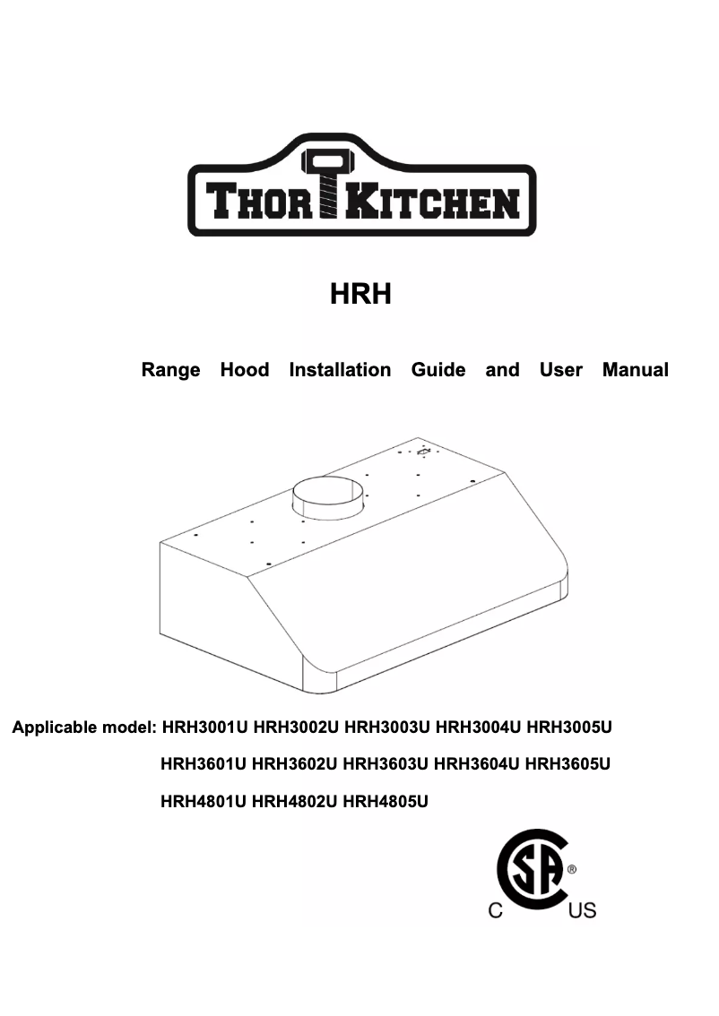Imagen de la primera página del manual del dispositivo HRH4802U