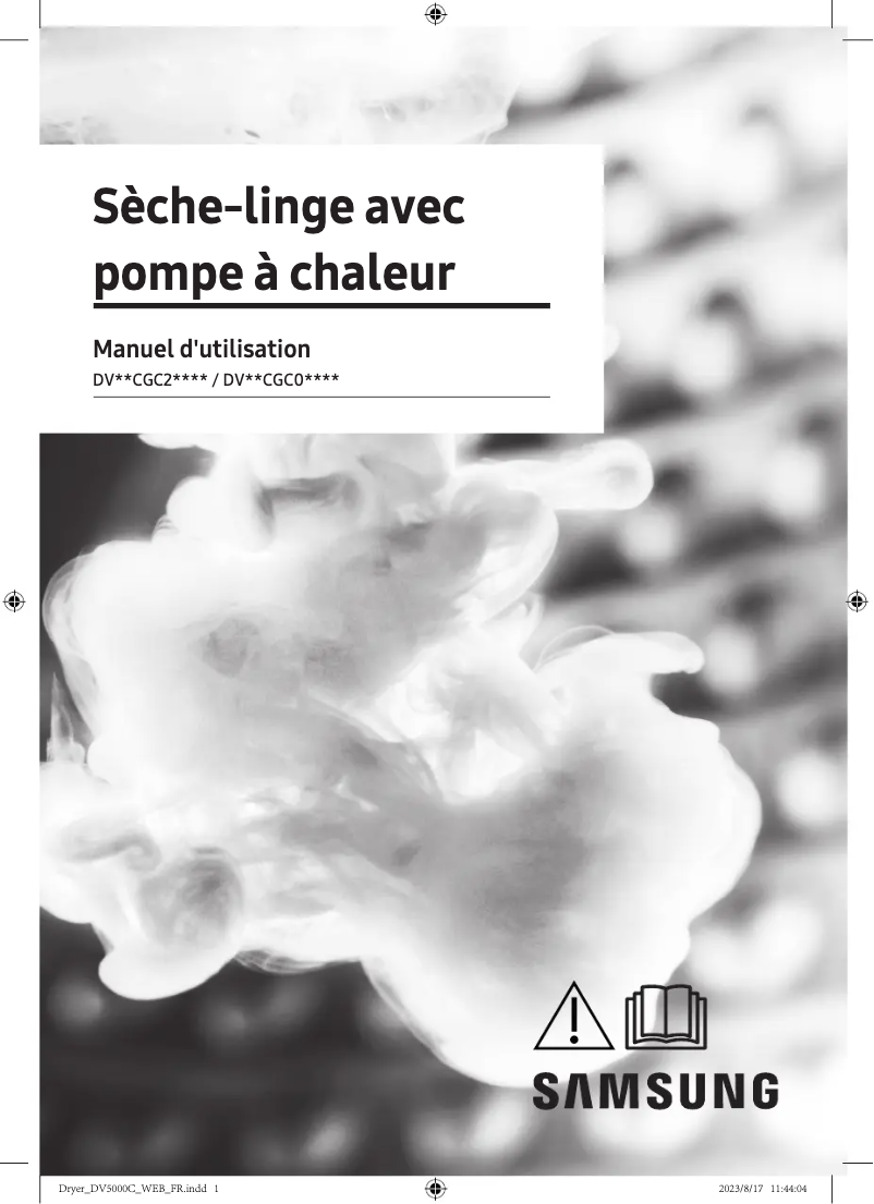 Image de la première page du manuel de l'appareil DV80CGC0B0TH