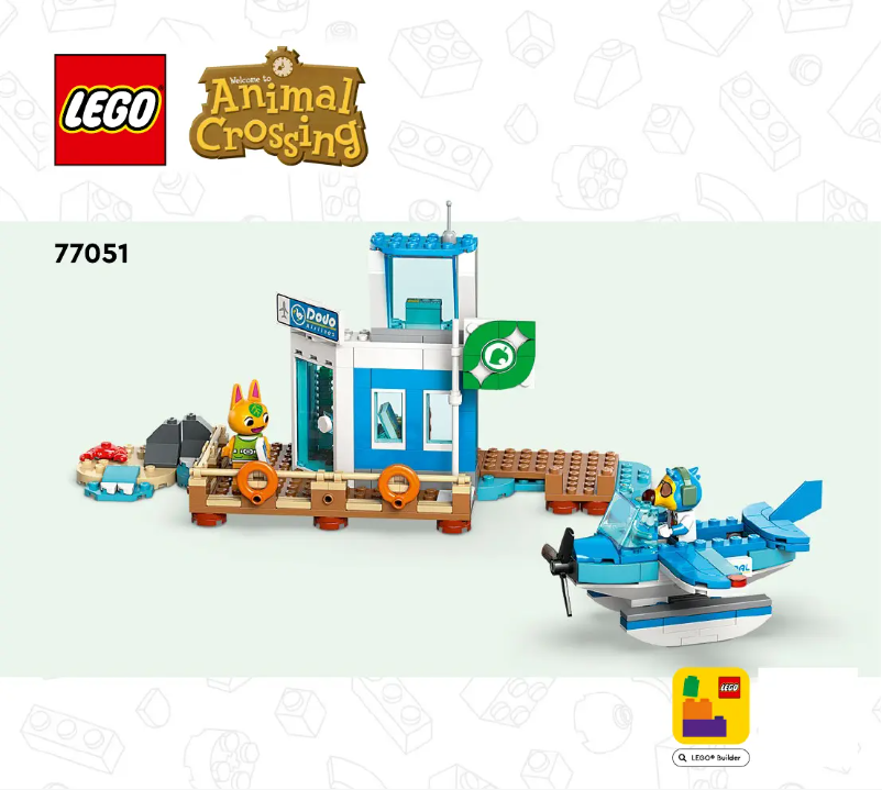 Page 1 de la notice Manuel utilisateur Lego Animal Crossing 77051