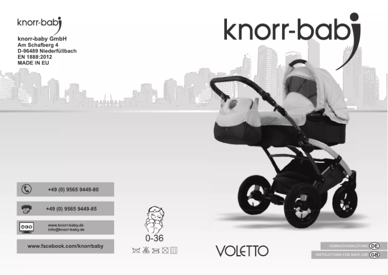 Page n°1 - Manuel utilisateur Knorr Voletto