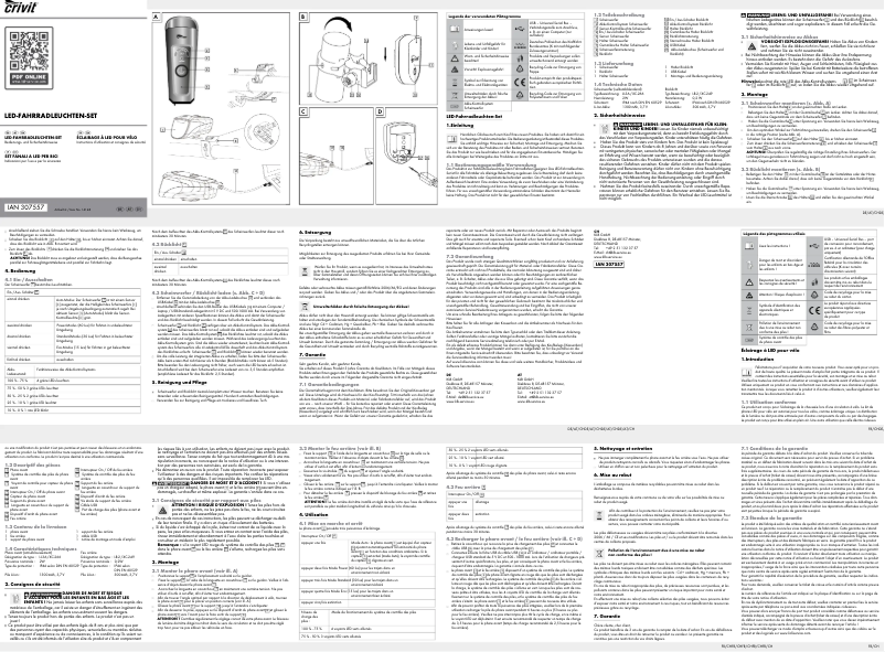 Página 1 del manual Manual de usuario Crivit IAN 346483
