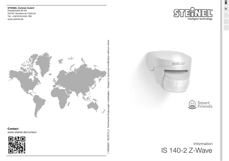Image de la première page du manuel de l'appareil IS 140