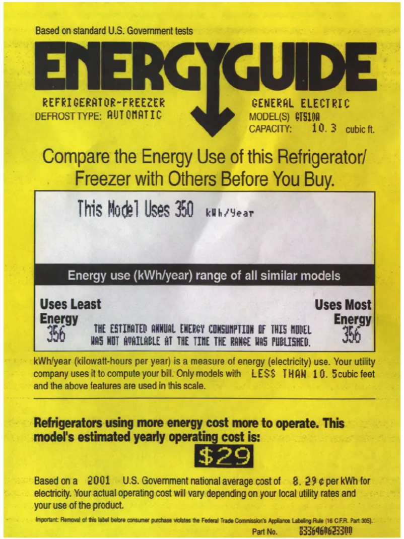 Imagen de la primera página del manual del dispositivo GTS10AAMRWW