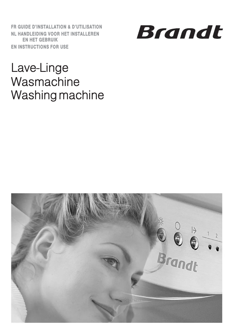 Página 1 del manual Manual de usuario Brandt WT 12765 E