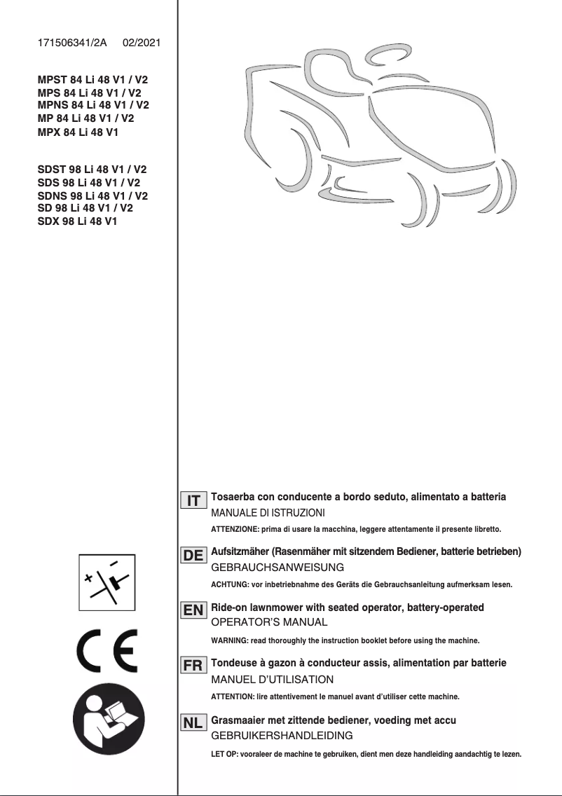 Image de la première page du manuel de l'appareil e-Ride S500