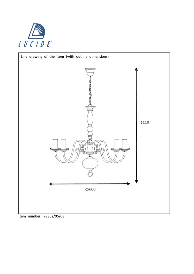 Image de la première page du manuel de l'appareil Barrocco 78362/05/03