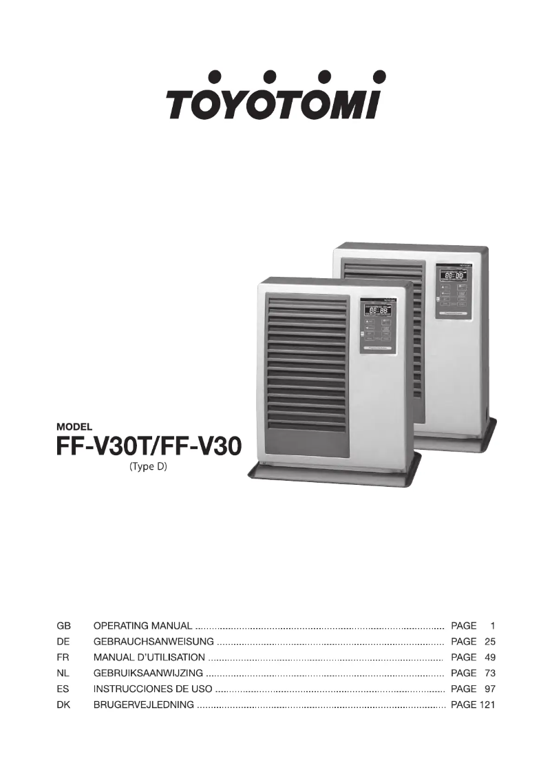 Image de la première page du manuel de l'appareil FF V30T