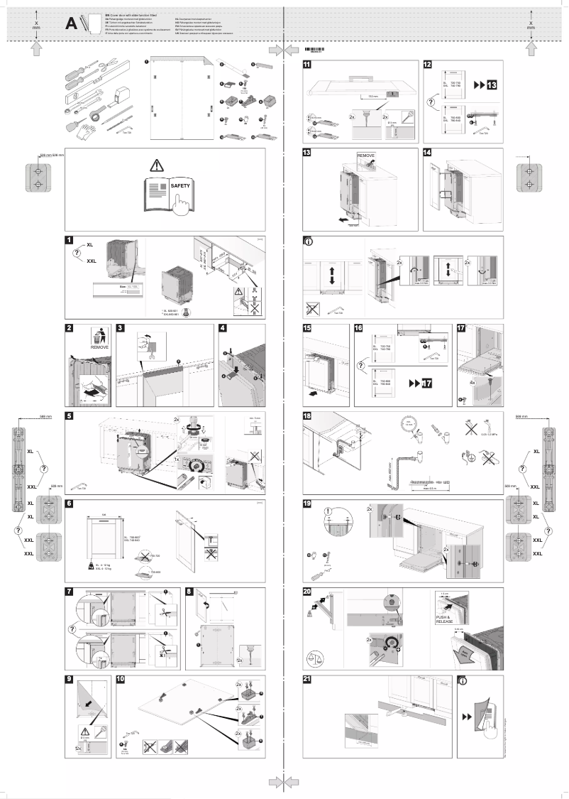 Page 1 de la notice Guide d'installation Atag VA7214SLR