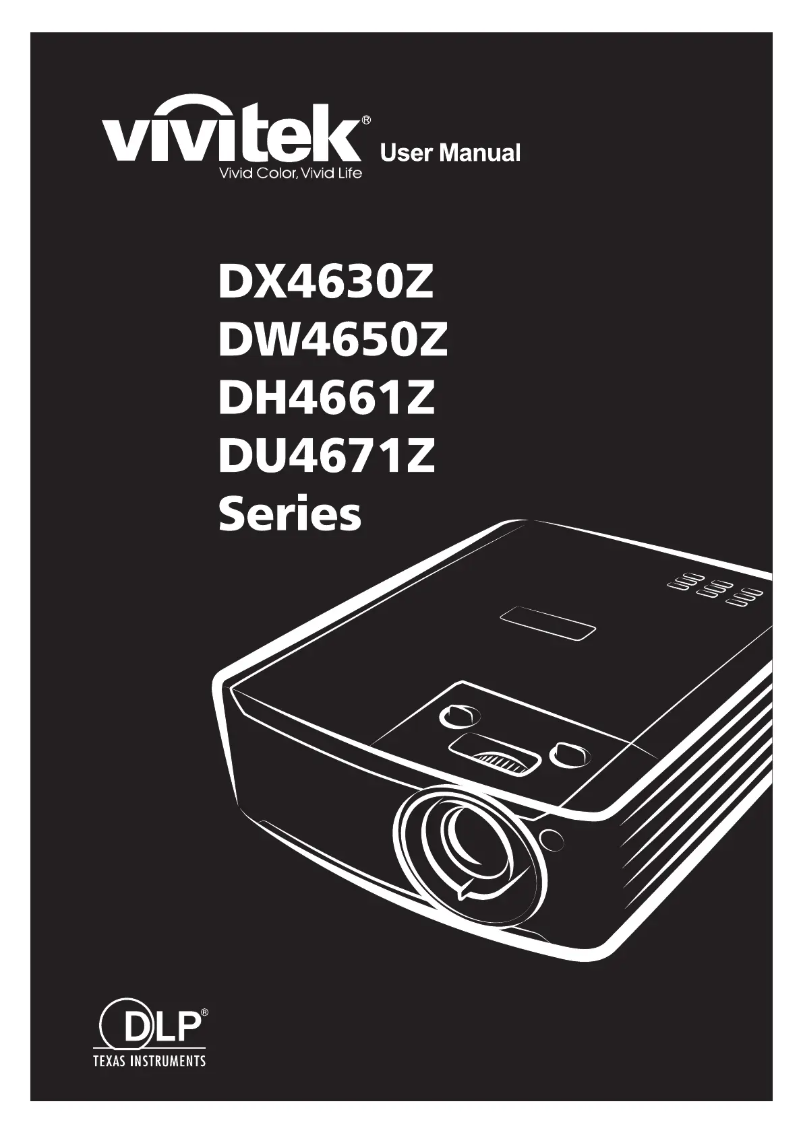 Image de la première page du manuel de l'appareil DW4650Z