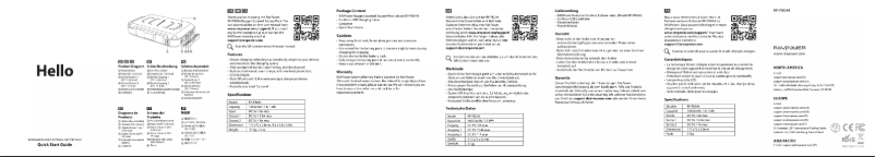 Page 1 de la notice Manuel utilisateur RAVPower RP-PB044