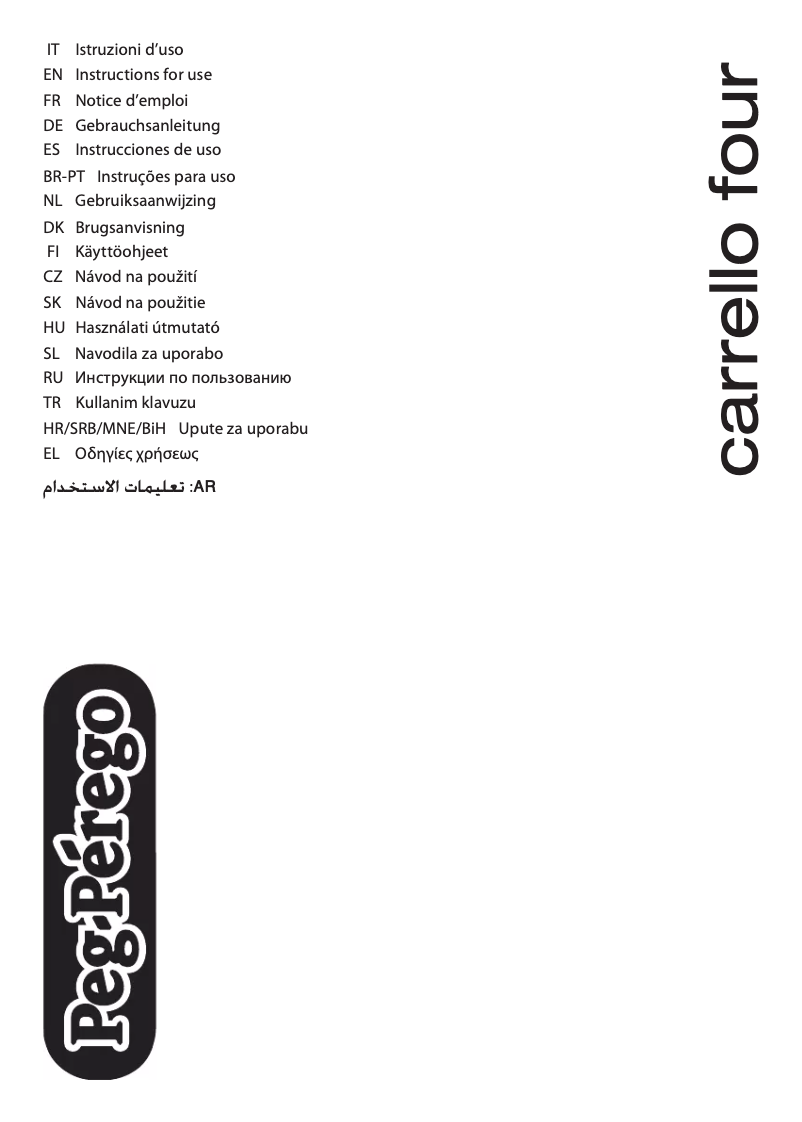 Image de la première page du manuel de l'appareil Carrello Four