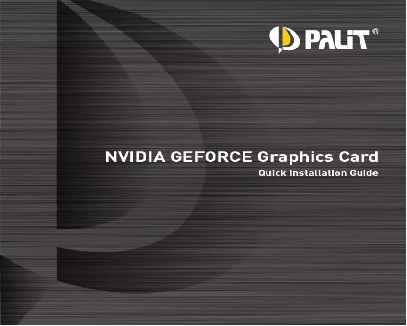 Image de la première page du manuel de l'appareil GeForce GTX 1070 Dual