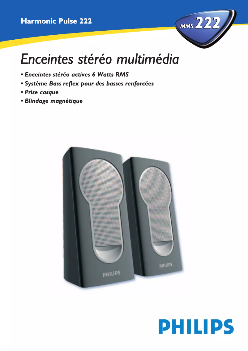 Image de la première page du manuel de l'appareil MMS222