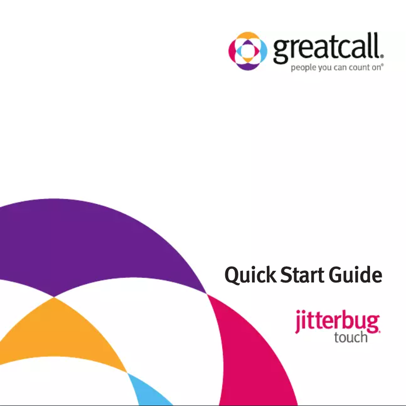 Page n°1 - Manuel utilisateur GreatCall Jitterbug Touch
