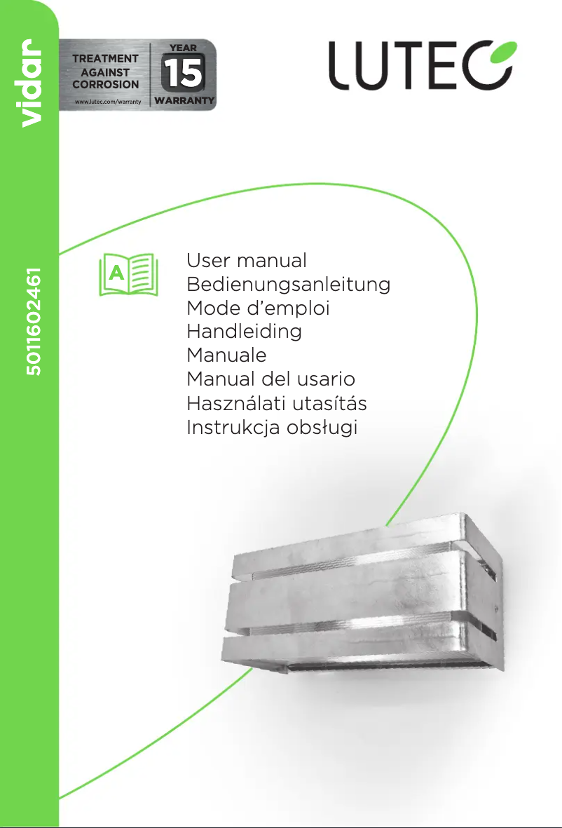 Página 1 del manual Manual de usuario Lutec Vidar