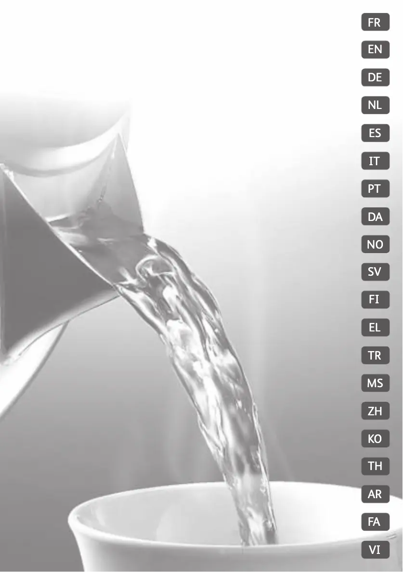 Image de la première page du manuel de l'appareil Safe'Tea KO2618