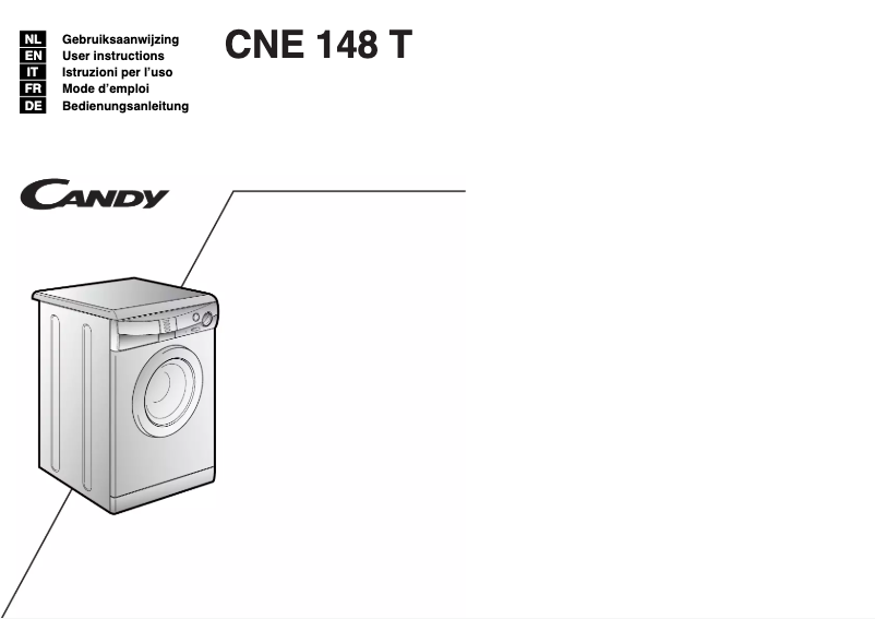 Page n°1 - Manuel utilisateur Candy LBCNE148T SY