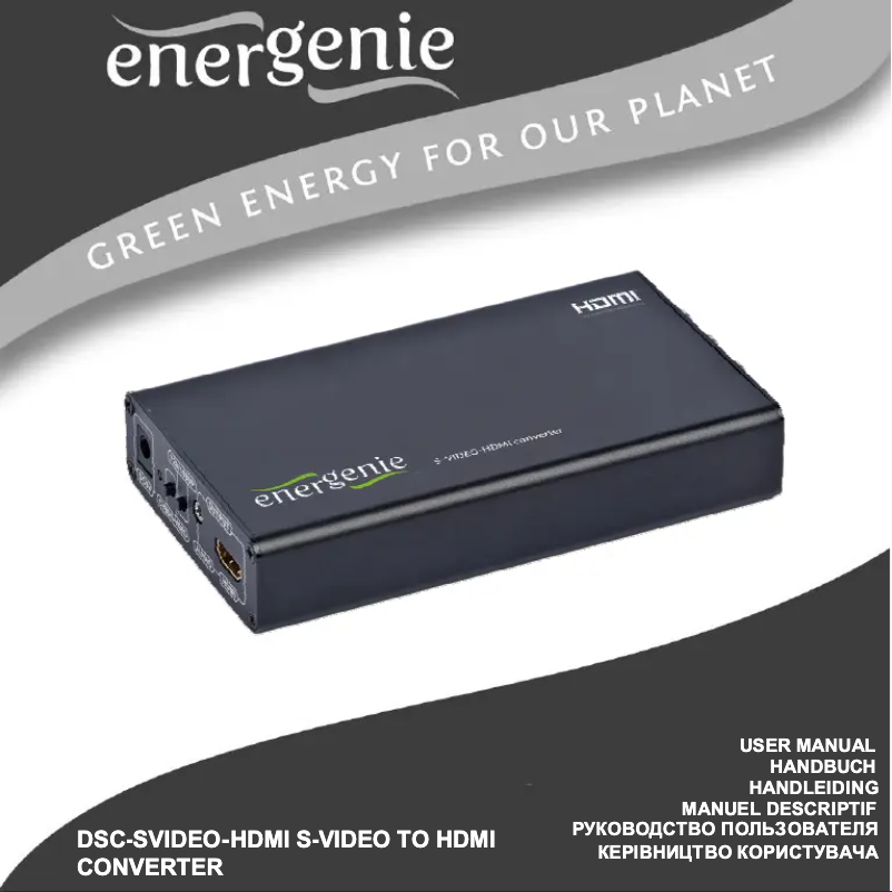 Page 1 de la notice Manuel utilisateur Gembird DSC-SVIDEO-HDMI