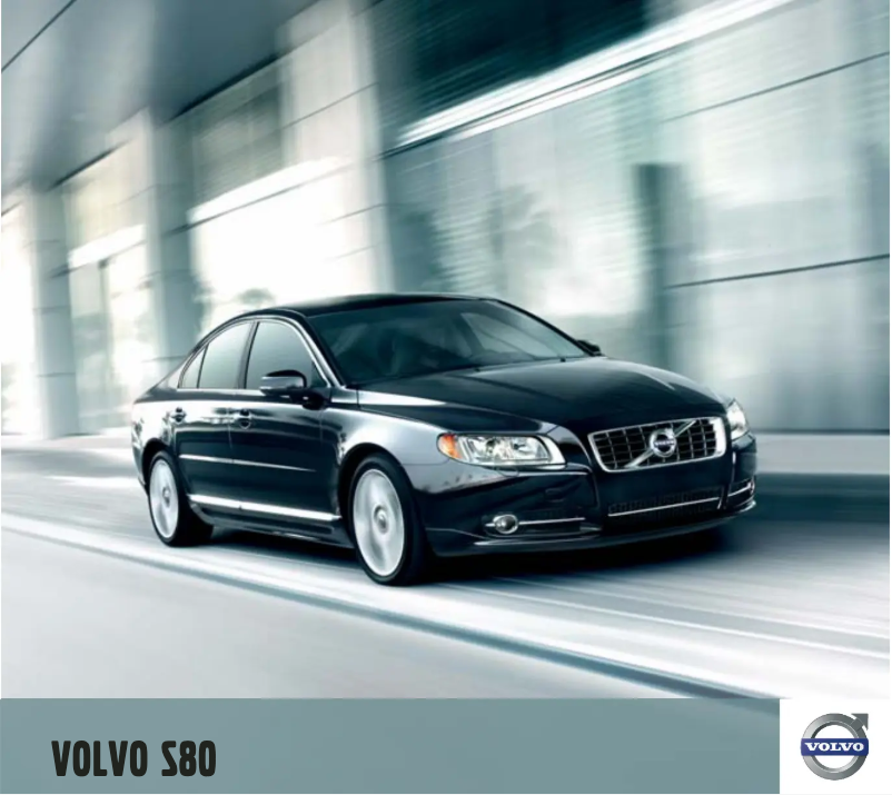 Page 1 de la notice Brochure Volvo S80 (2012)