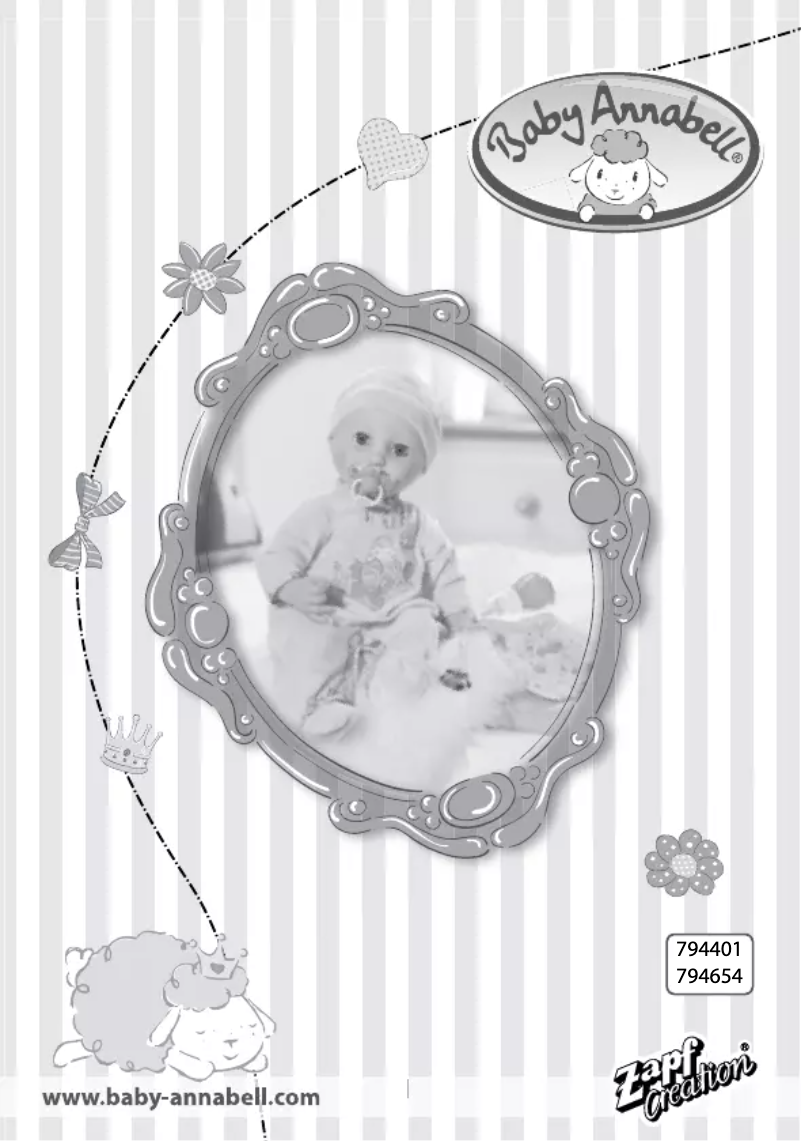 Page n°1 - Manuel utilisateur Baby Annabell 794401