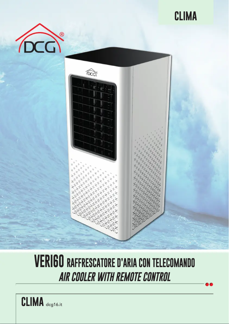 Page n°1 - Manuel utilisateur DCG VERI60