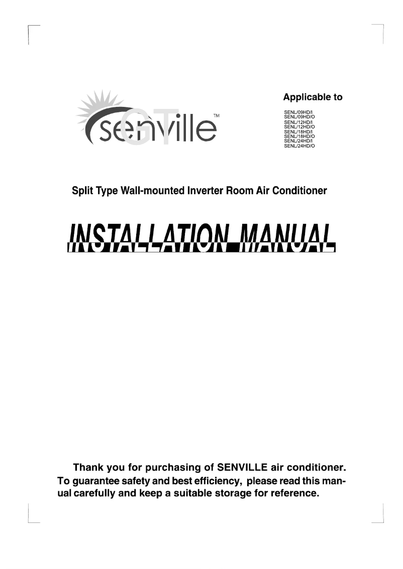 Página 1 del manual Manual de usuario Senville SENL/24CD