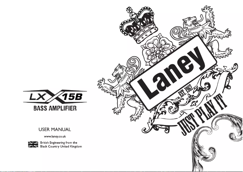 Page 1 of the manual User Manual Laney LX15B