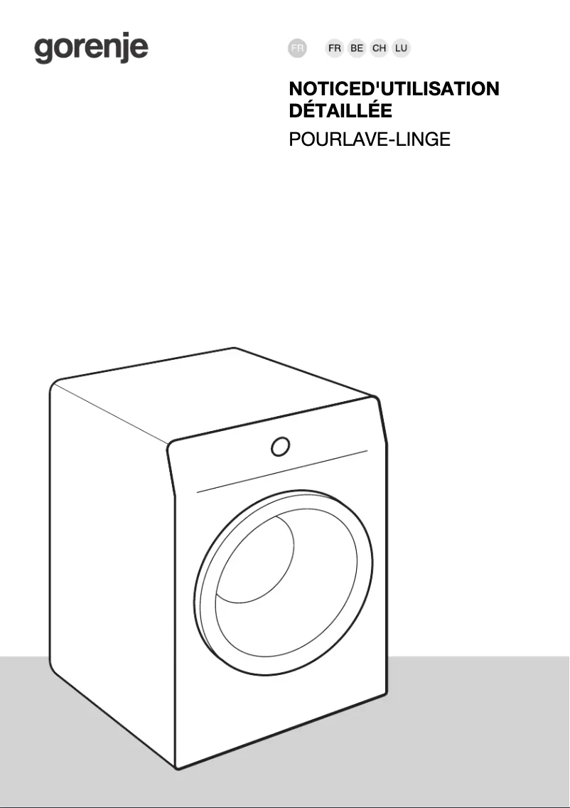 Page n°1 - Manuel utilisateur Gorenje WPNEI94A1DS