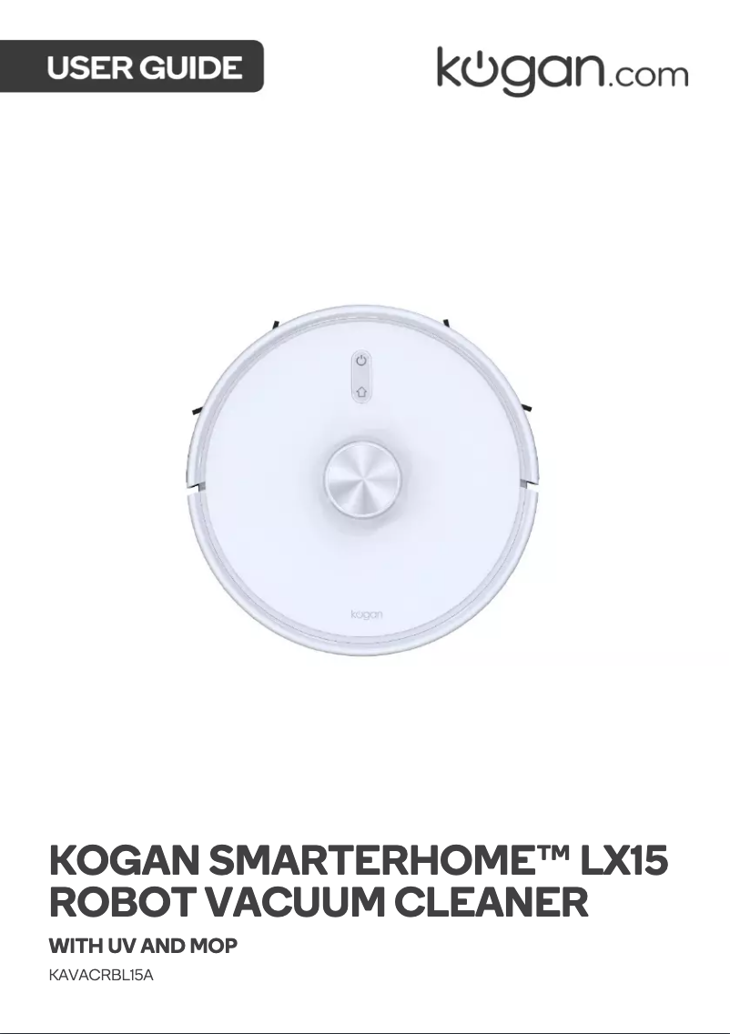 Image de la première page du manuel de l'appareil SmarterHome LX15