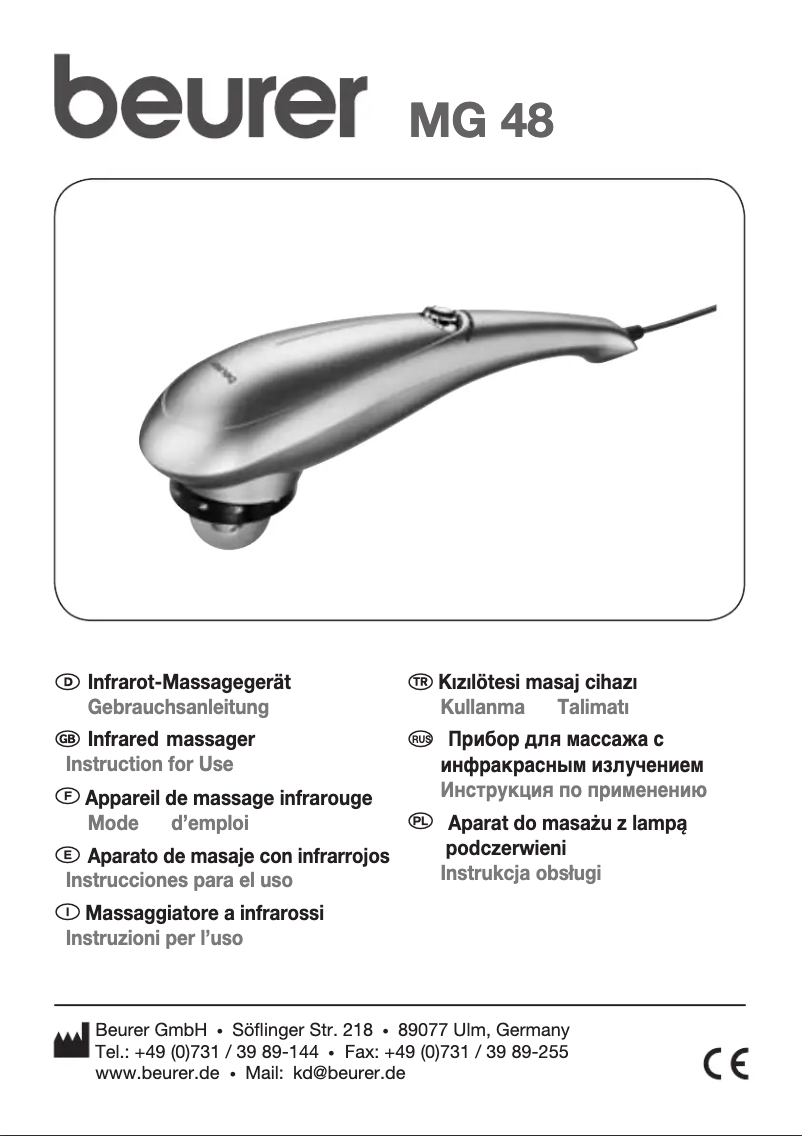Image de la première page du manuel de l'appareil MG 48