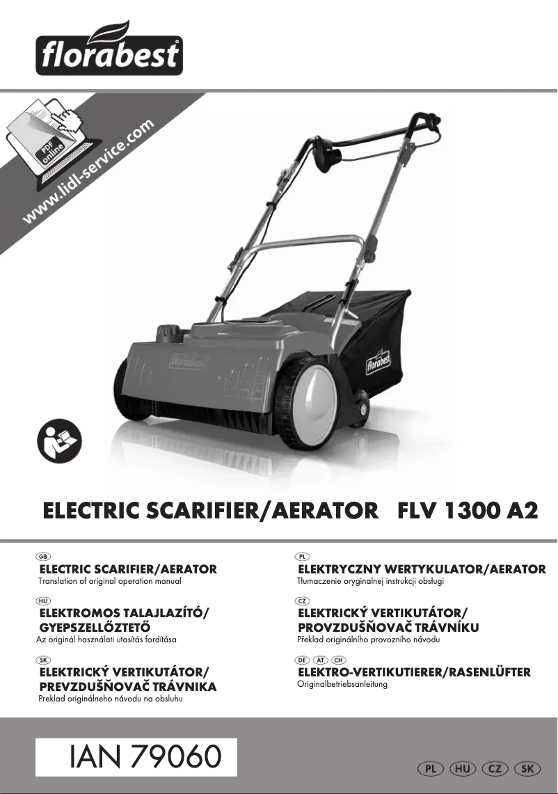 Página 1 del manual Manual de usuario Florabest FLV 1300 A2