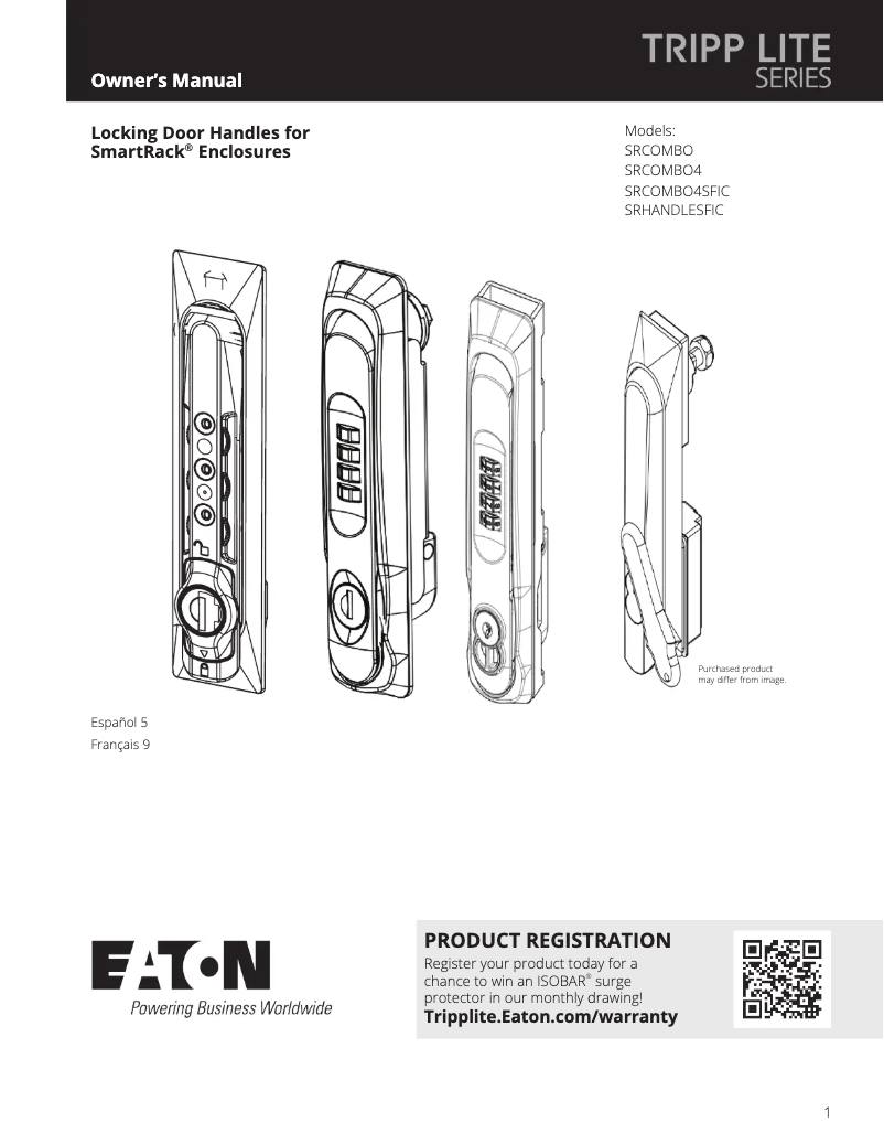 Image de la première page du manuel de l'appareil SRCOMBO