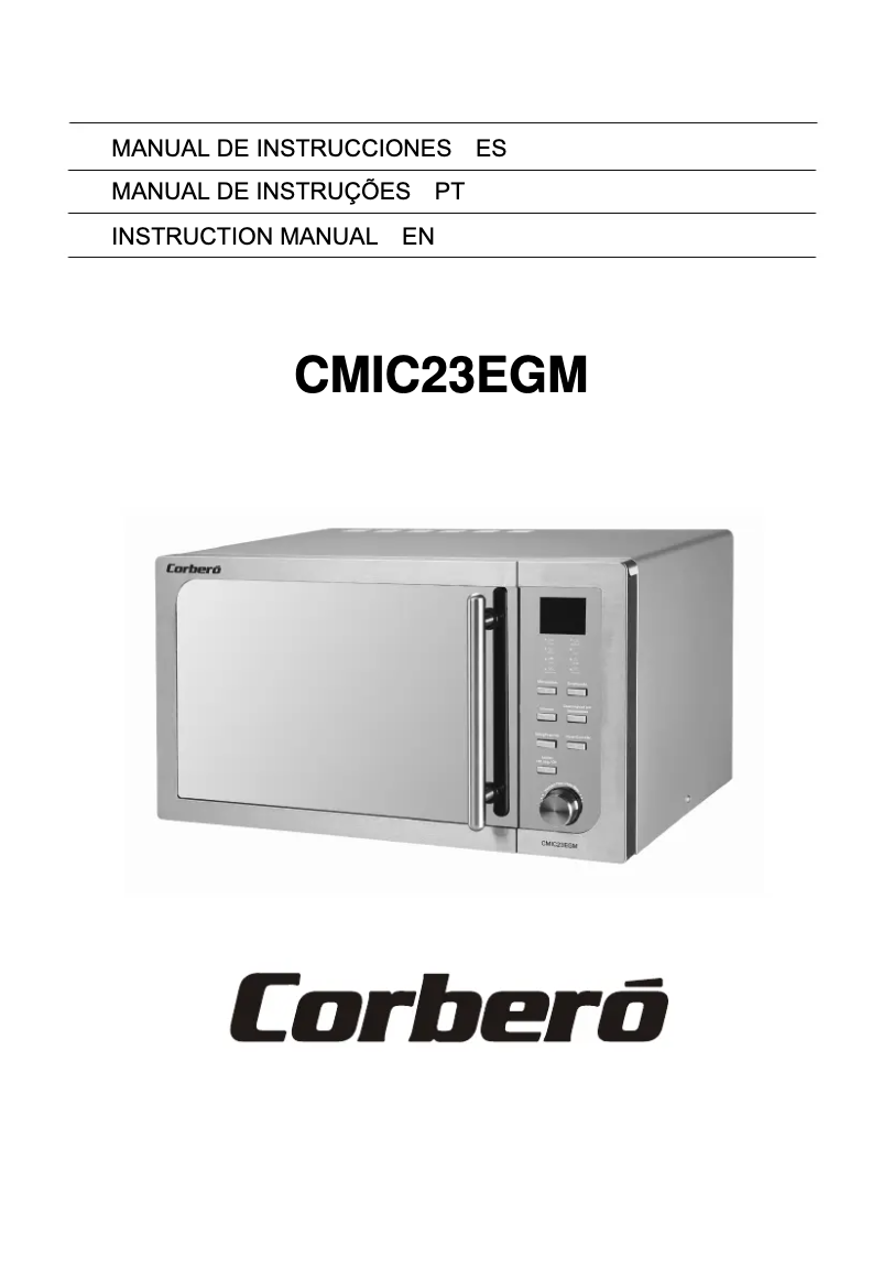 Page n°1 - Manuel utilisateur Corbero CMIC23EGM