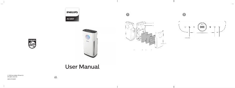 Página 1 del manual Manual de usuario Philips AC3257