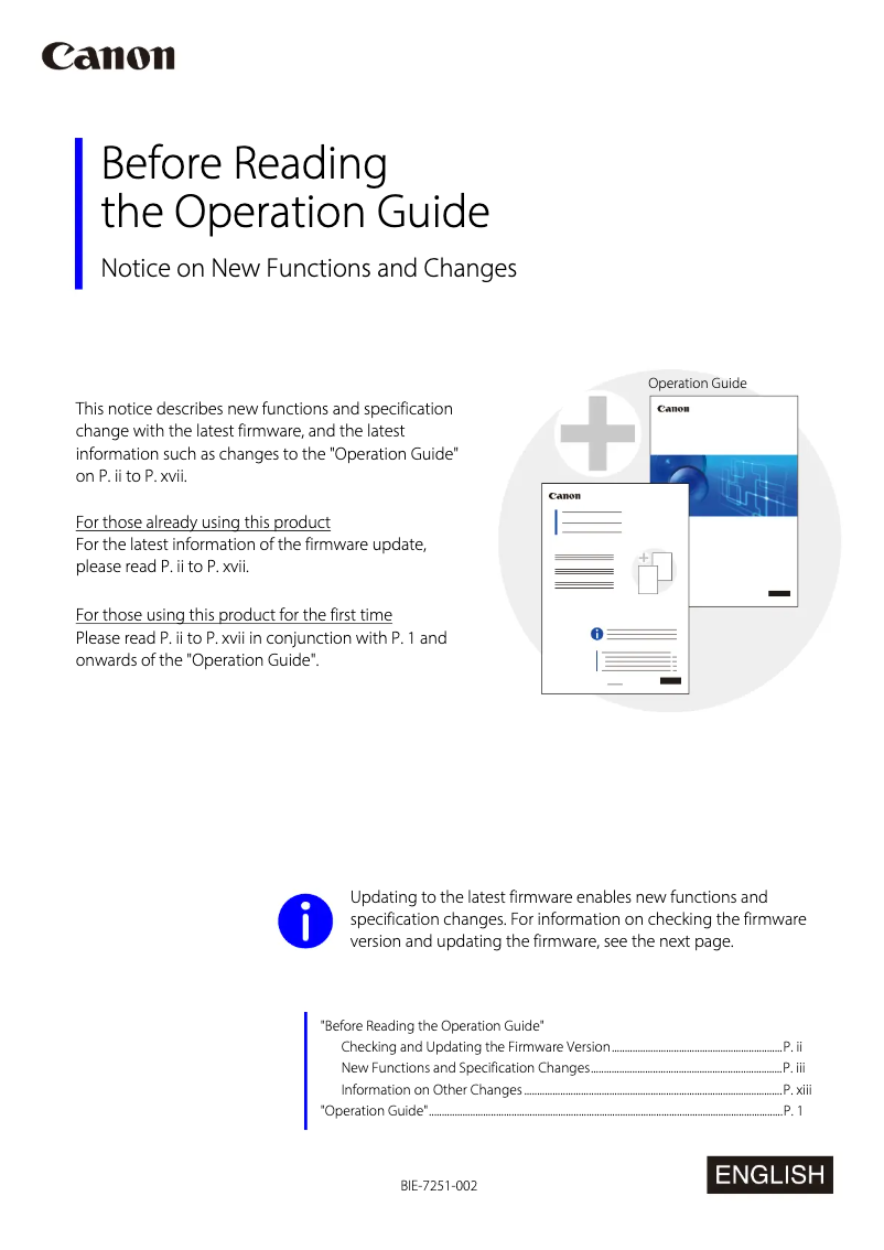 Page 1 de la notice Manuel utilisateur Canon VB-S900F MkII