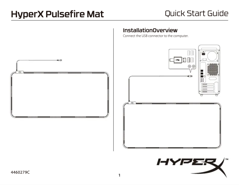 Image de la première page du manuel de l'appareil Pulsefire Mat