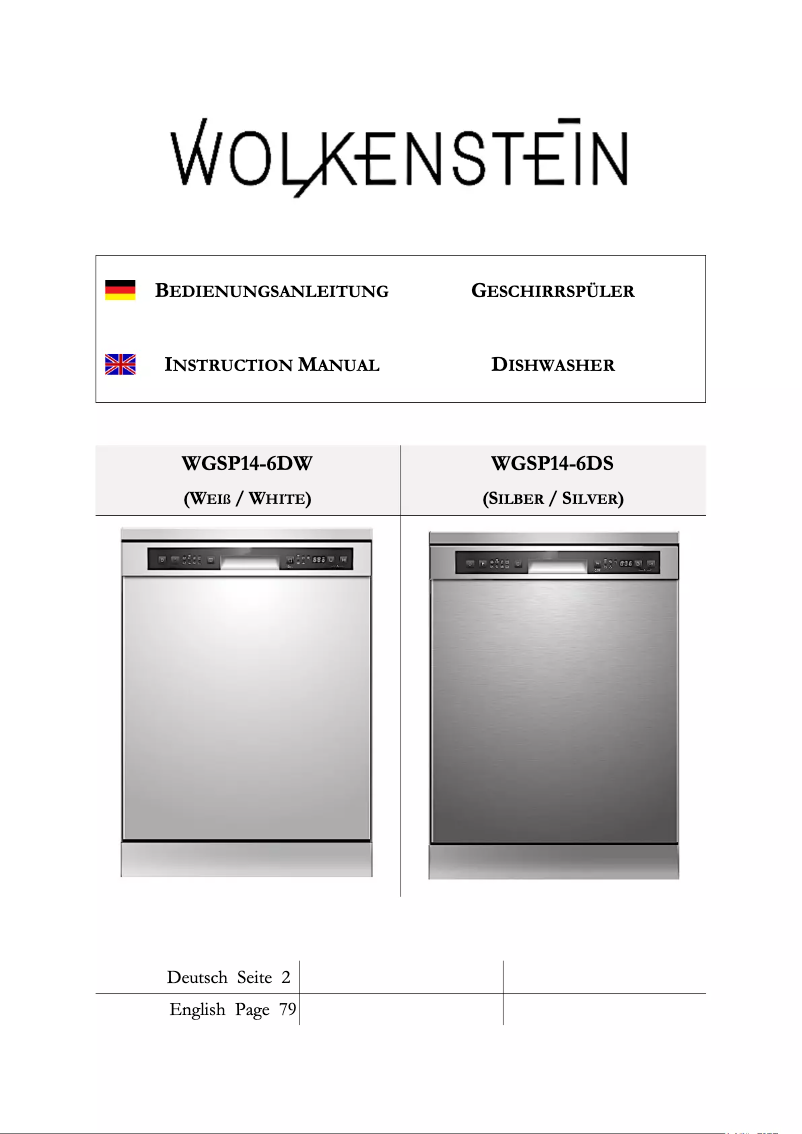 Imagen de la primera página del manual del dispositivo WGSP14-6DW
