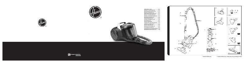 Page 1 de la notice Manuel utilisateur Hoover BR71_BR21011