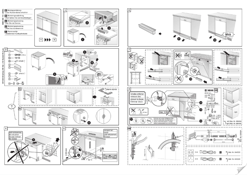 Page 1 de la notice Manuel utilisateur Bosch SMU69T45SK