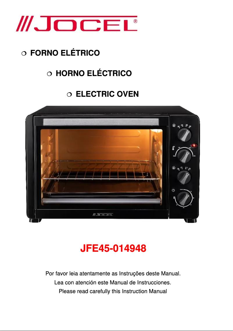 Page 1 de la notice Manuel utilisateur Jocel JFE45-014948