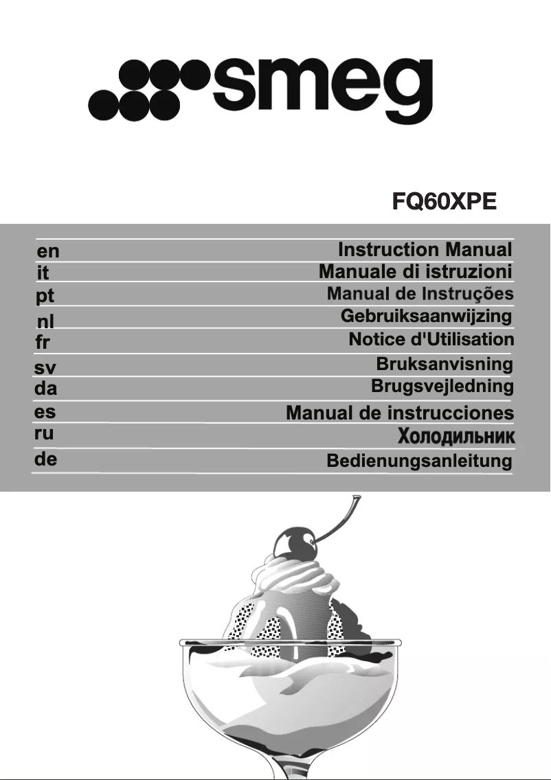Page n°1 - Mode d'emploi Smeg FQ60BPE