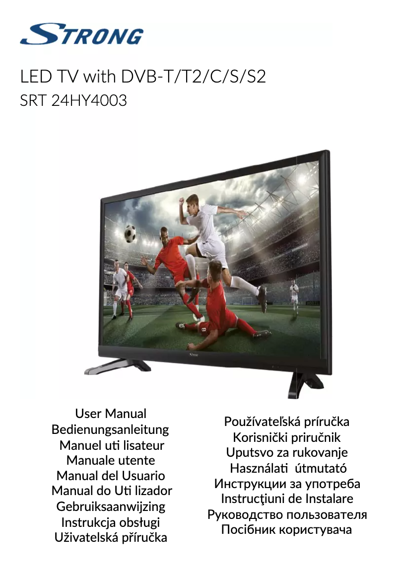 Page n°1 - Manuel utilisateur Strong SRT 24HY4003
